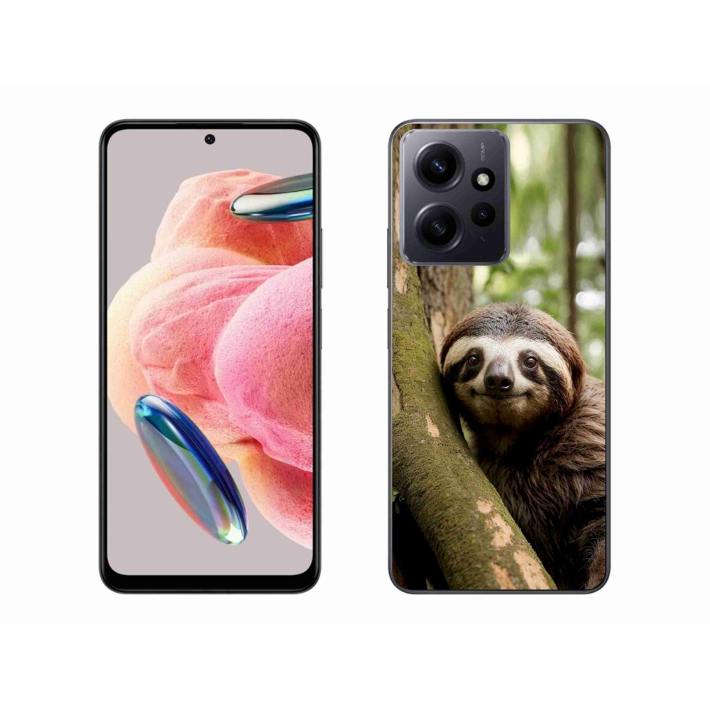 Gél borítás mmCase a Xiaomi Redmi Note 12-hez - mosolygó lajhár