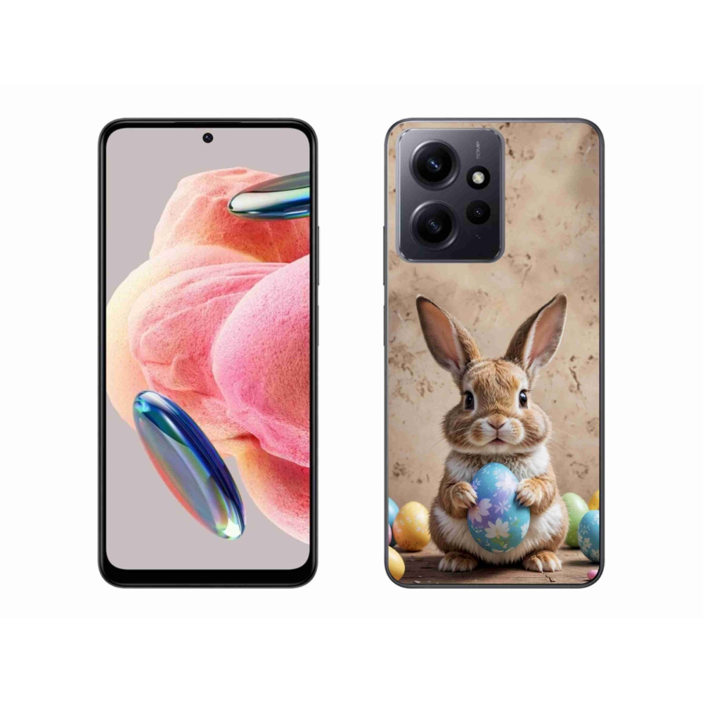 Gél borítás mmCase a Xiaomi Redmi Note 12-hez - Húsvéti nyuszi