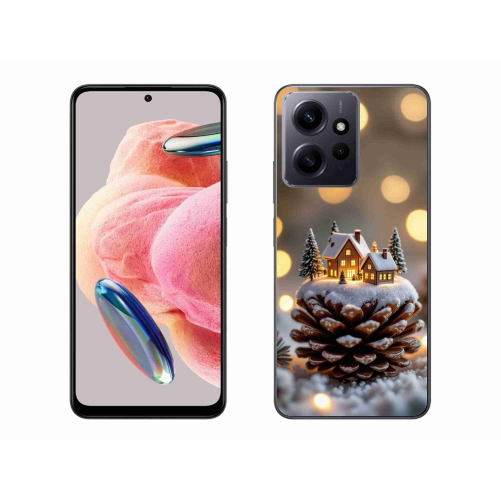 Gél borítás mmCase a Xiaomi Redmi Note 12-hez - téli falu