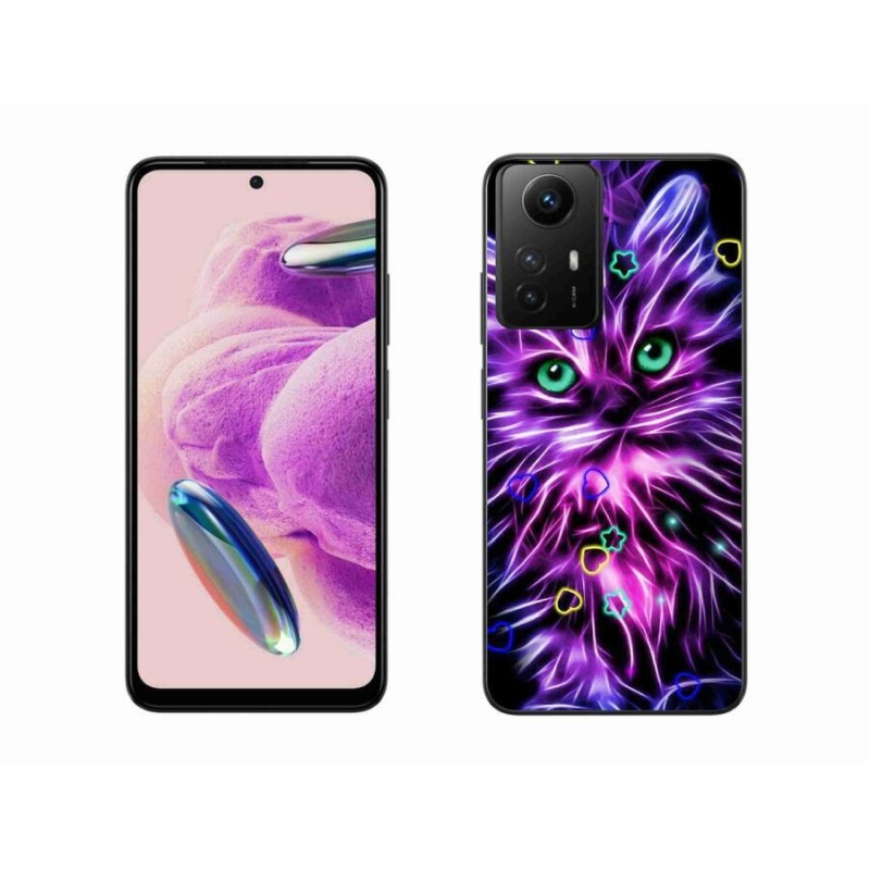 Gél borítás mmCase a Xiaomi Redmi Note 12S-hez - absztrakt macska