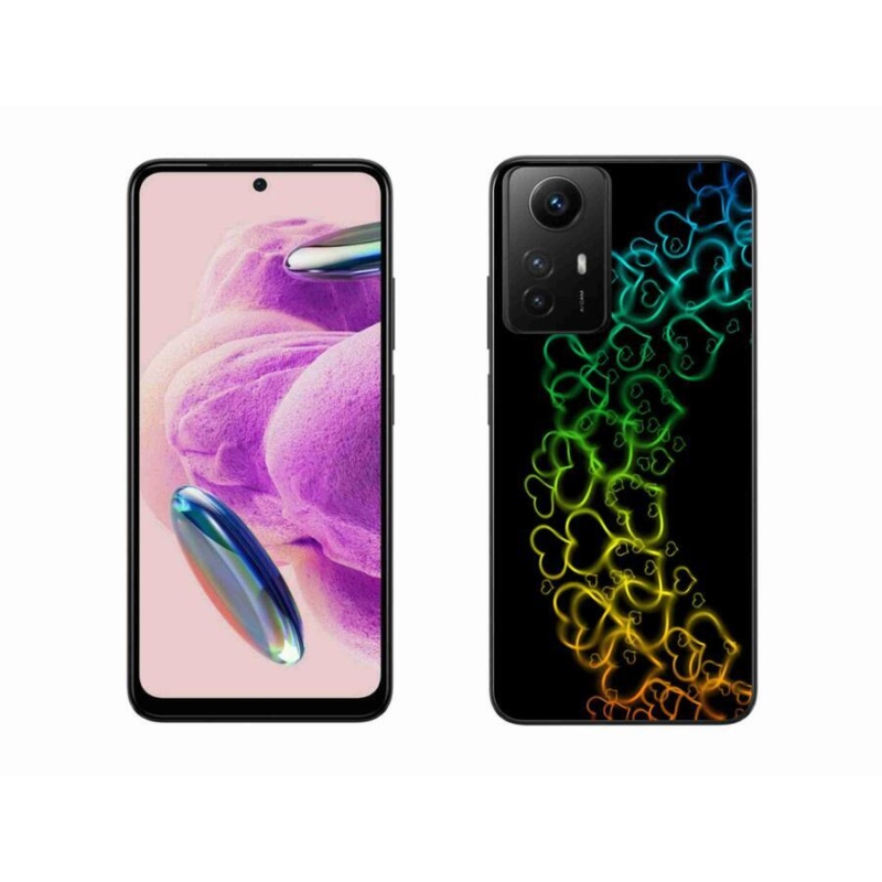 Gél borítás mmCase a Xiaomi Redmi Note 12S-hez - színes szívek