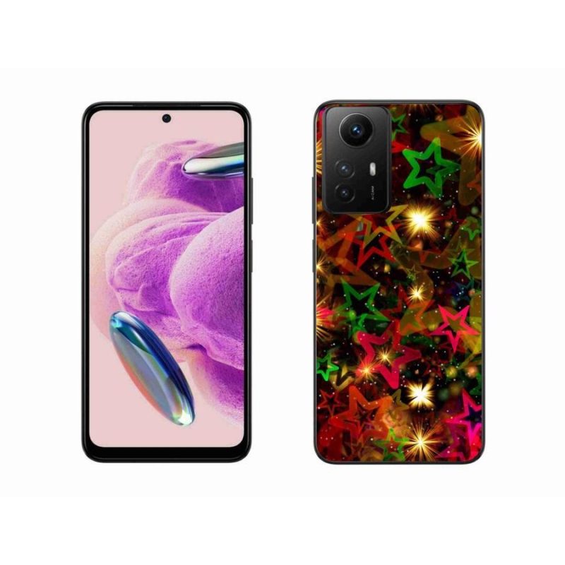 Gél borítás mmCase a Xiaomi Redmi Note 12S-hez - színes csillagok