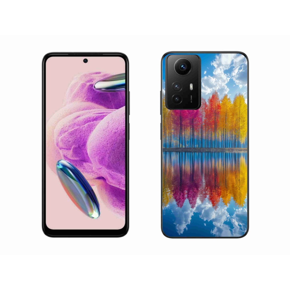Gél borítás mmCase a Xiaomi Redmi Note 12S-hez - színes fák