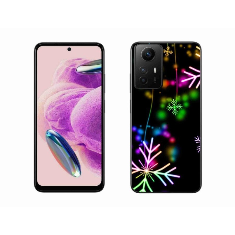 Zselés borítás mmCase a Xiaomi Redmi Note 12S-hez - színes pelyhekkel