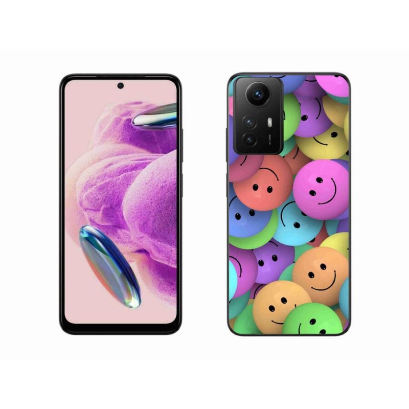 Gél borítás mmCase a Xiaomi Redmi Note 12S-hez - színes smiley-k