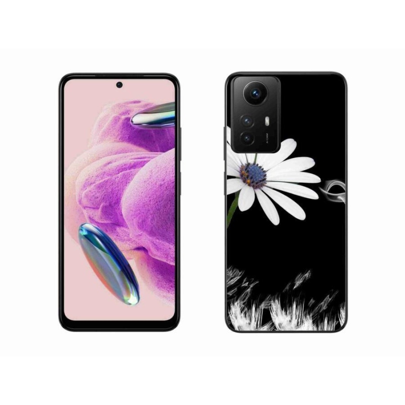 Gél borítás mmCase a Xiaomi Redmi Note 12S-hez - fehér virág