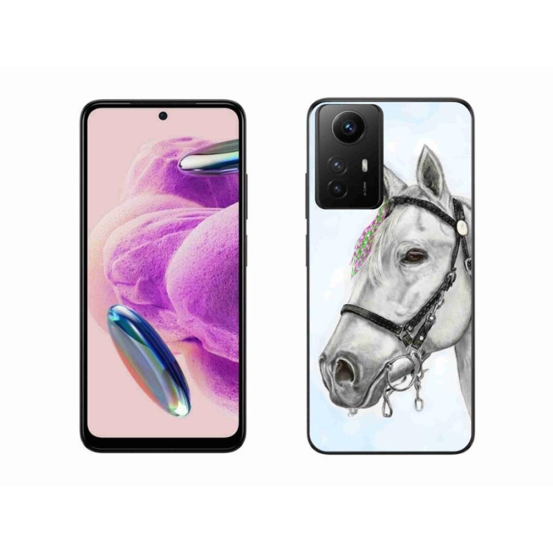 Gél borítás mmCase a Xiaomi Redmi Note 12S-hez - fehér ló 1