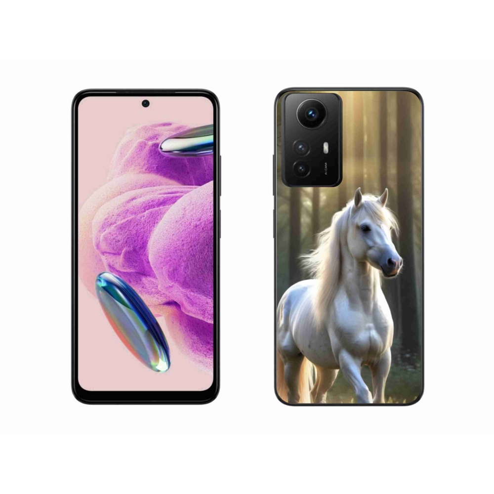 Gél borítás mmCase a Xiaomi Redmi Note 12S-hez - fehér ló 3