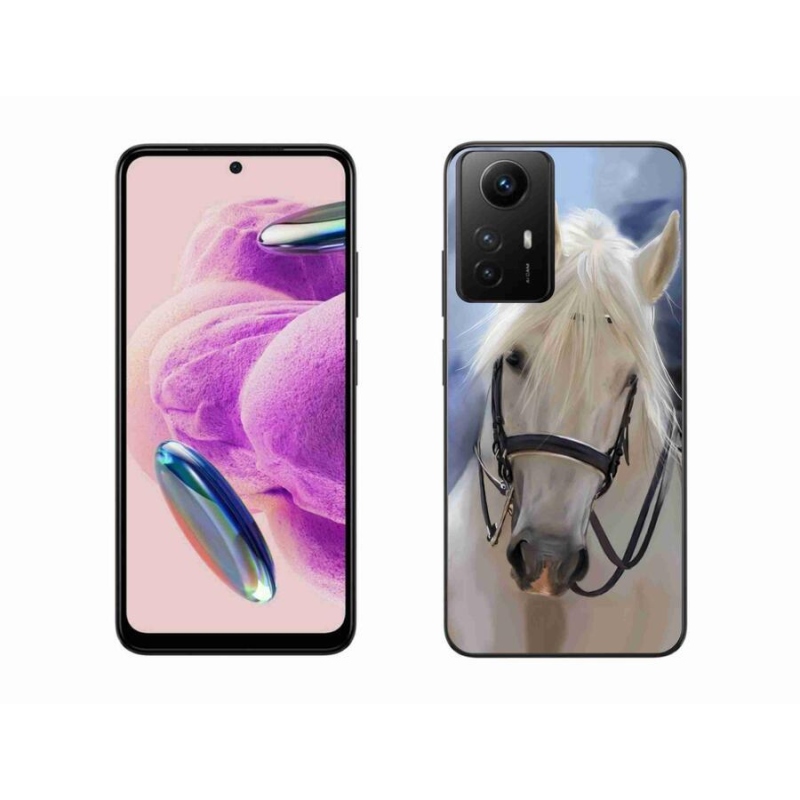 Gél borító mmCase a Xiaomi Redmi Note 12S-hez - fehér ló