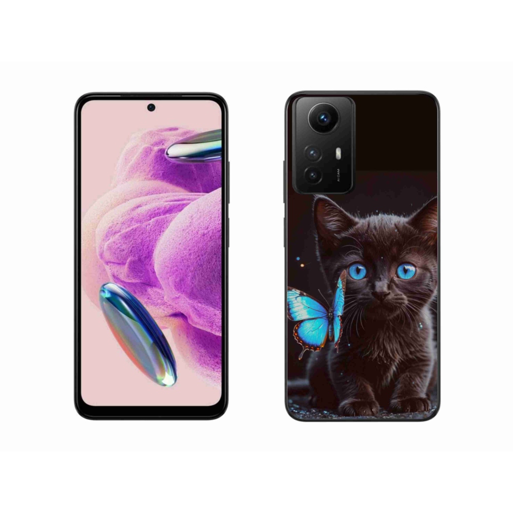 Gél borítás mmCase a Xiaomi Redmi Note 12S-hez - fekete cica 3
