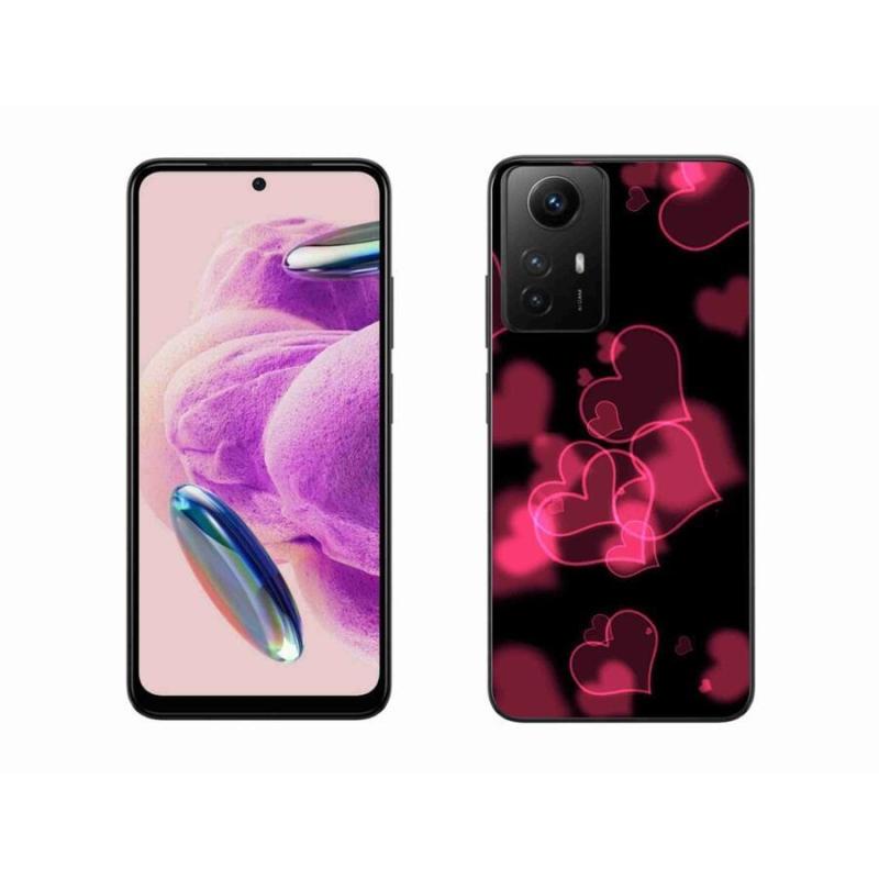 Gél borítás mmCase a Xiaomi Redmi Note 12S-hez - piros szívek