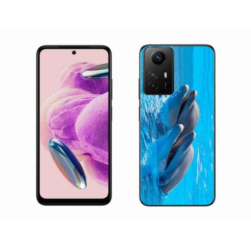 Gél borítás mmCase a Xiaomi Redmi Note 12S-hez - delfinek