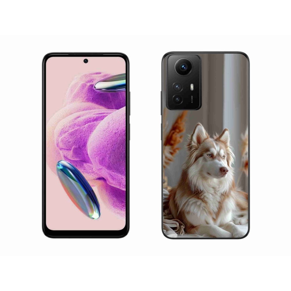 Gél borítás mmCase a Xiaomi Redmi Note 12S-hez - csendes szibériai husky
