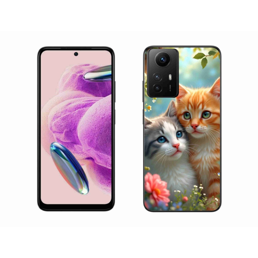 Gél borító mmCase a Xiaomi Redmi Note 12S-hez - macska szeretet 2