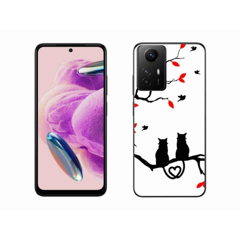 Gél borító mmCase a Xiaomi Redmi Note 12S-hez - macska szeretet