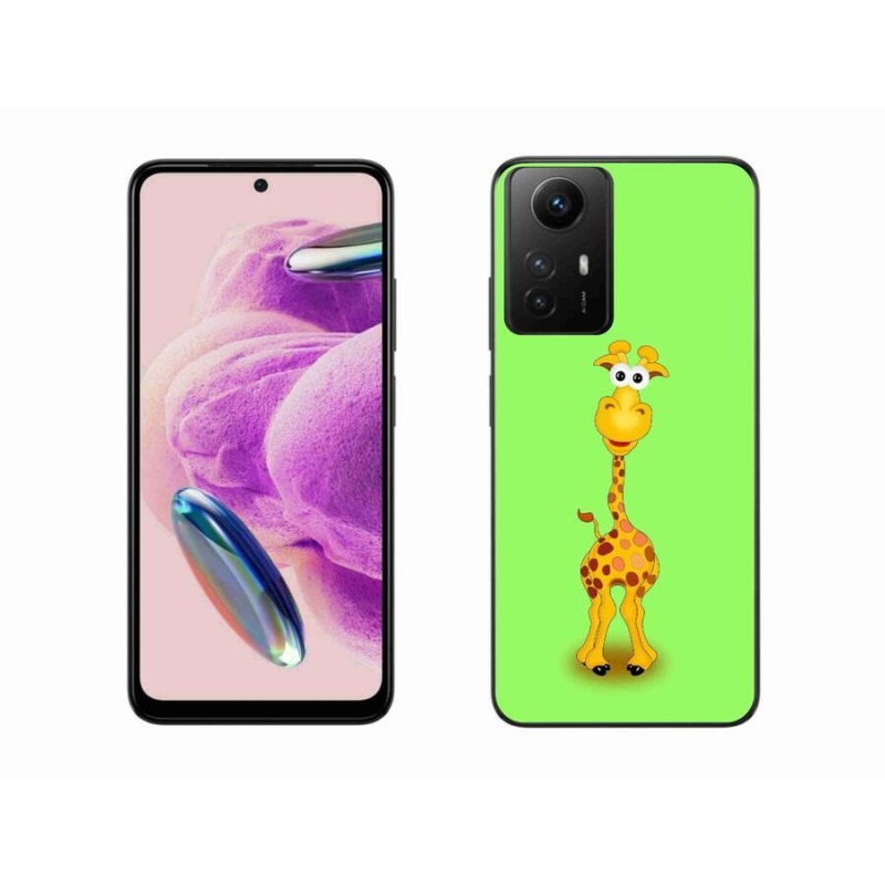Gél borítás mmCase a Xiaomi Redmi Note 12S-hez - rajzfilm zsiráf