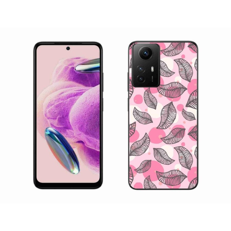 Gél borító mmCase a Xiaomi Redmi Note 12S-hez - rajzfilmes hulló levelek