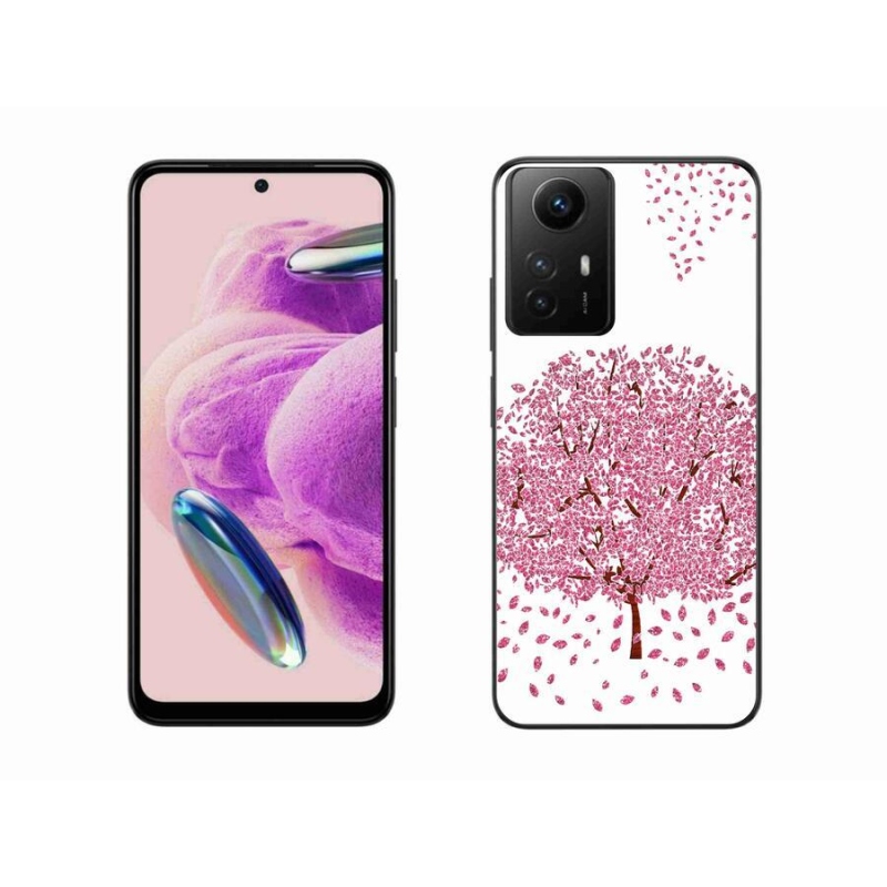 Gél borítás mmCase a Xiaomi Redmi Note 12S-hez - rajzfilmfa levelekkel