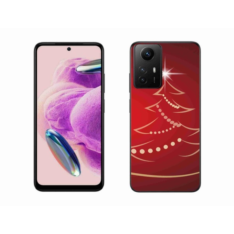 Gél borító mmCase a Xiaomi Redmi Note 12S-hez - karácsonyfa karikatúra