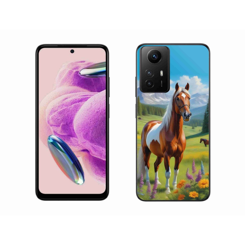 Gél borítás mmCase a Xiaomi Redmi Note 12S számára - ló a réten