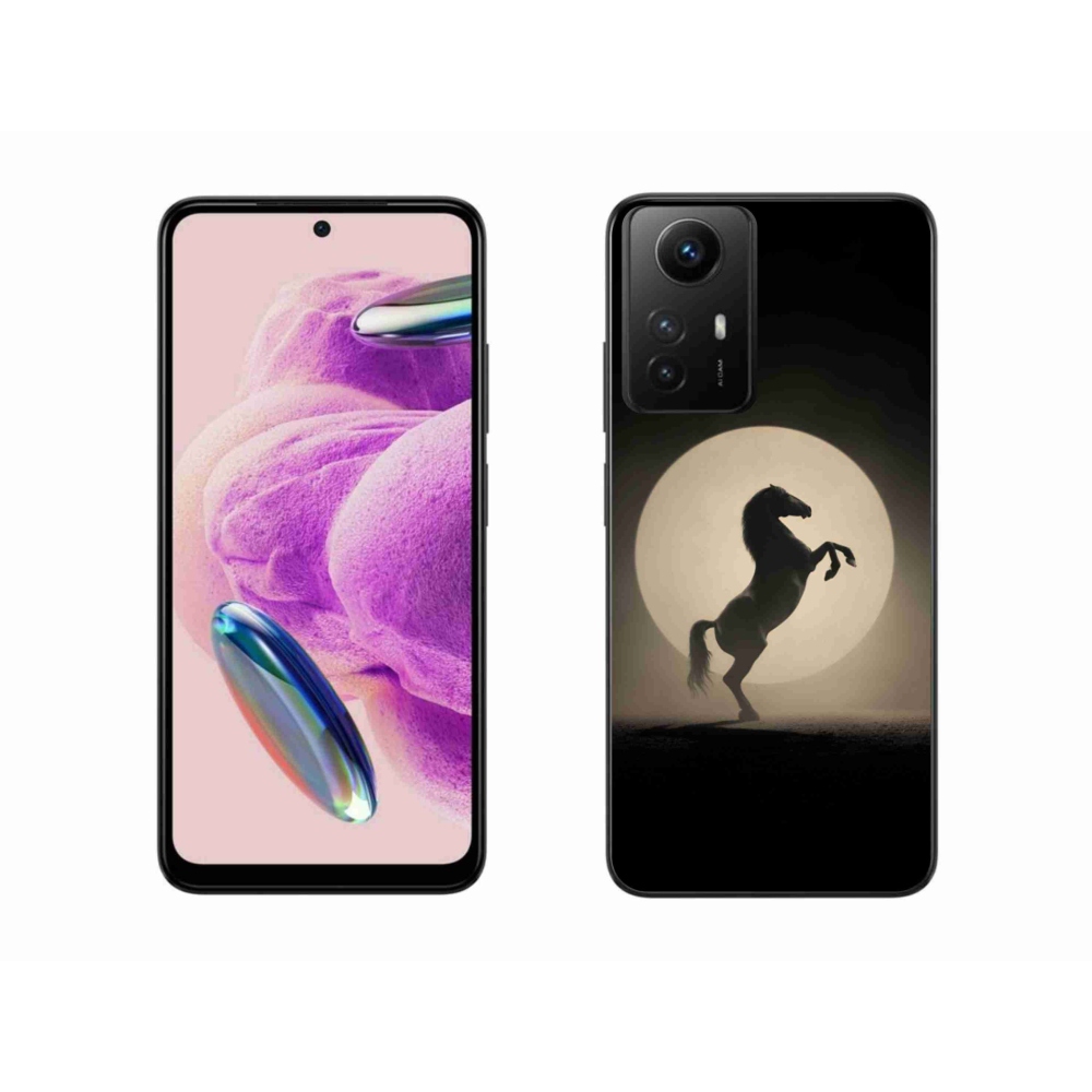 Gél borítás mmCase a Xiaomi Redmi Note 12S-hez - ló sziluettben