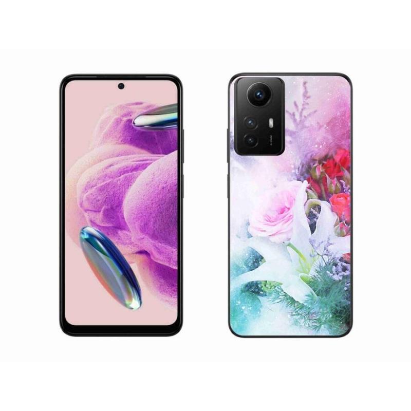 Gél borító mmCase a Xiaomi Redmi Note 12S-hez - virágok 4