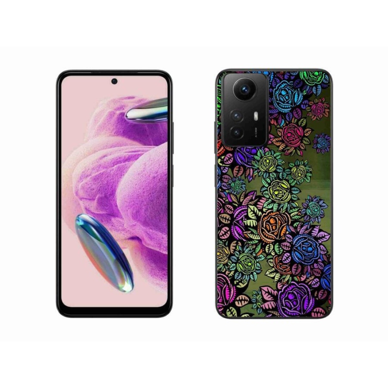 Gél borító mmCase a Xiaomi Redmi Note 12S-hez - virágok 6