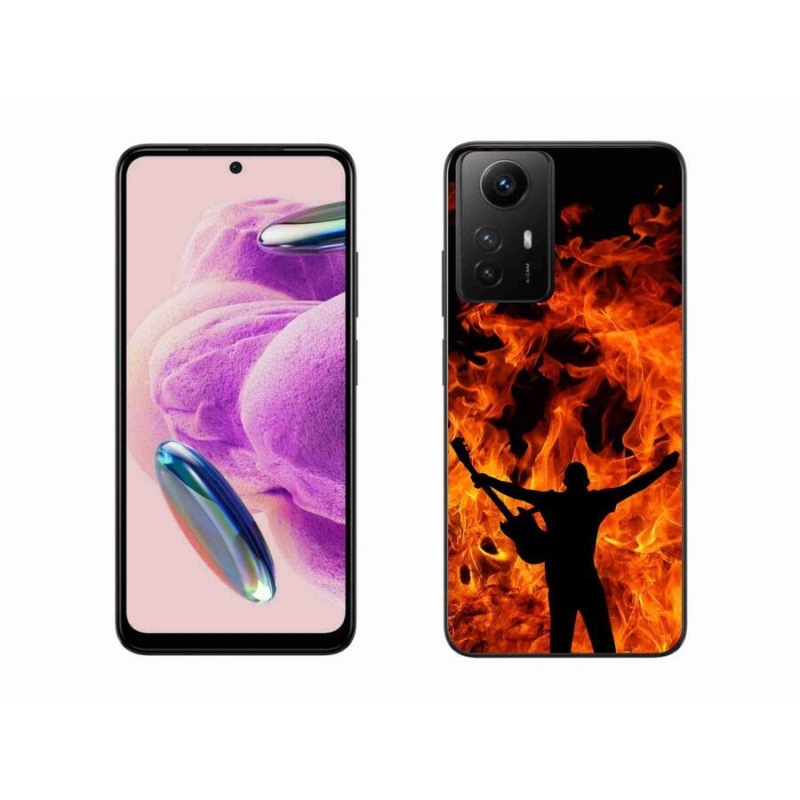 Gél borító mmCase a Xiaomi Redmi Note 12S-hez - zenész és tűz