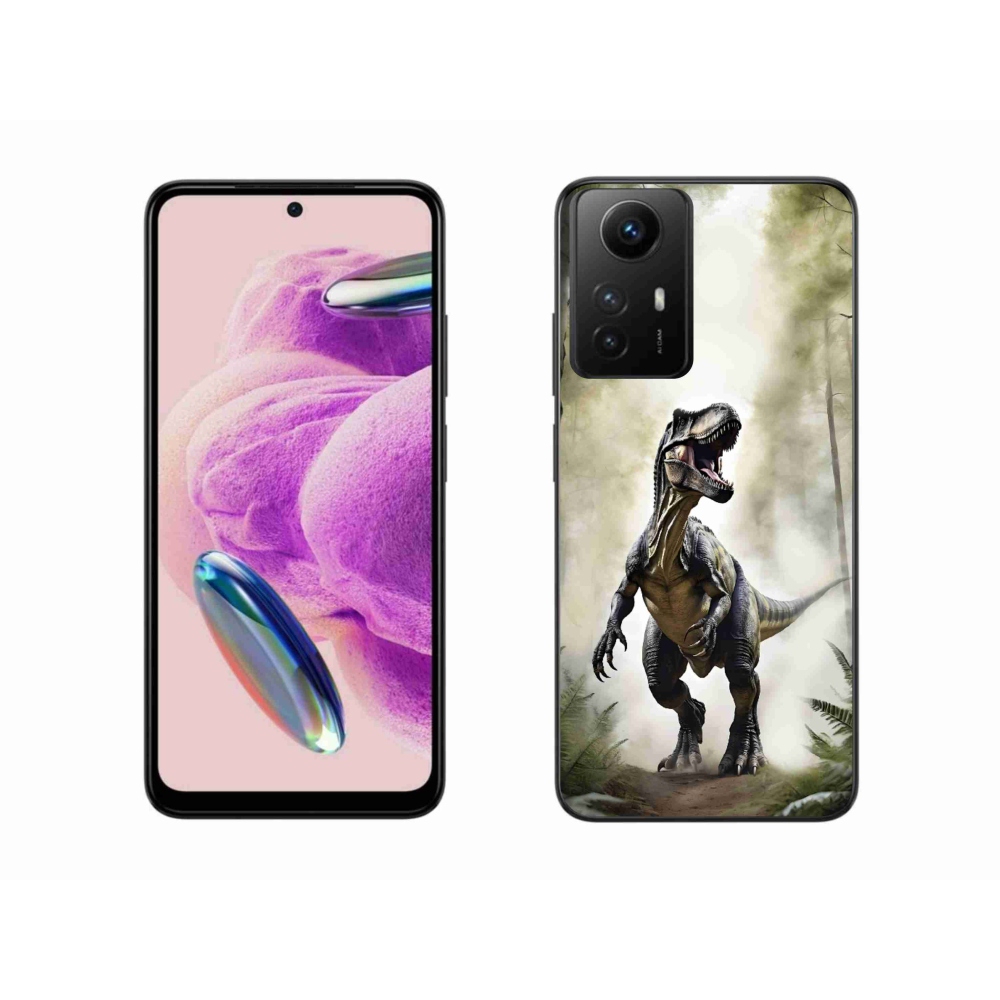 Gél borító mmCase a Xiaomi Redmi Note 12S-hez - dühös T-Rex