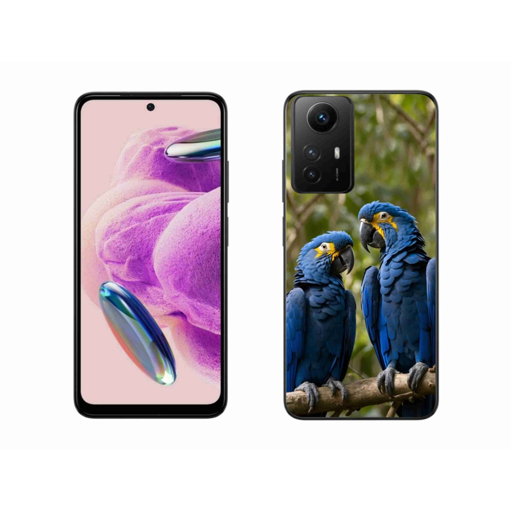 Gél borítás mmCase a Xiaomi Redmi Note 12S-hez - papagáj duó