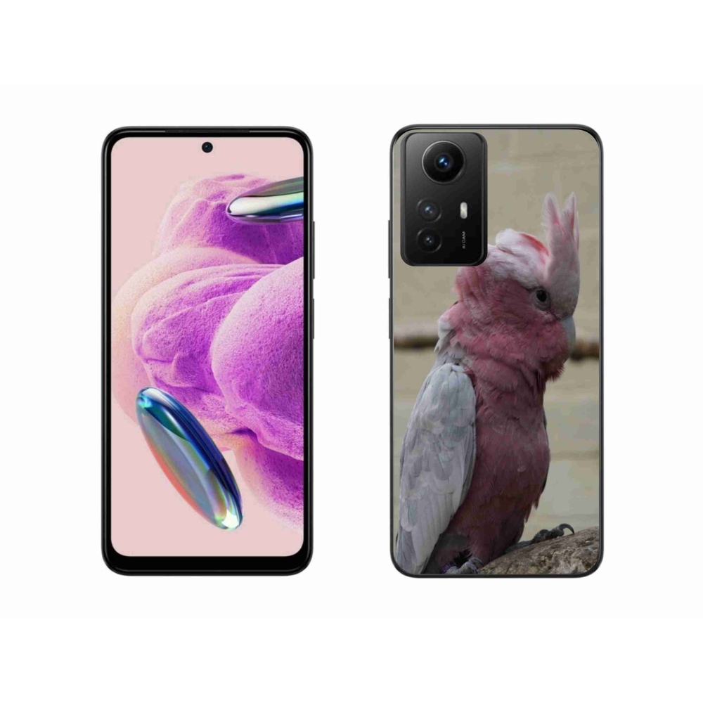 Gél borítás mmCase a Xiaomi Redmi Note 12S-hez - papagáj kakadu rózsaszínű