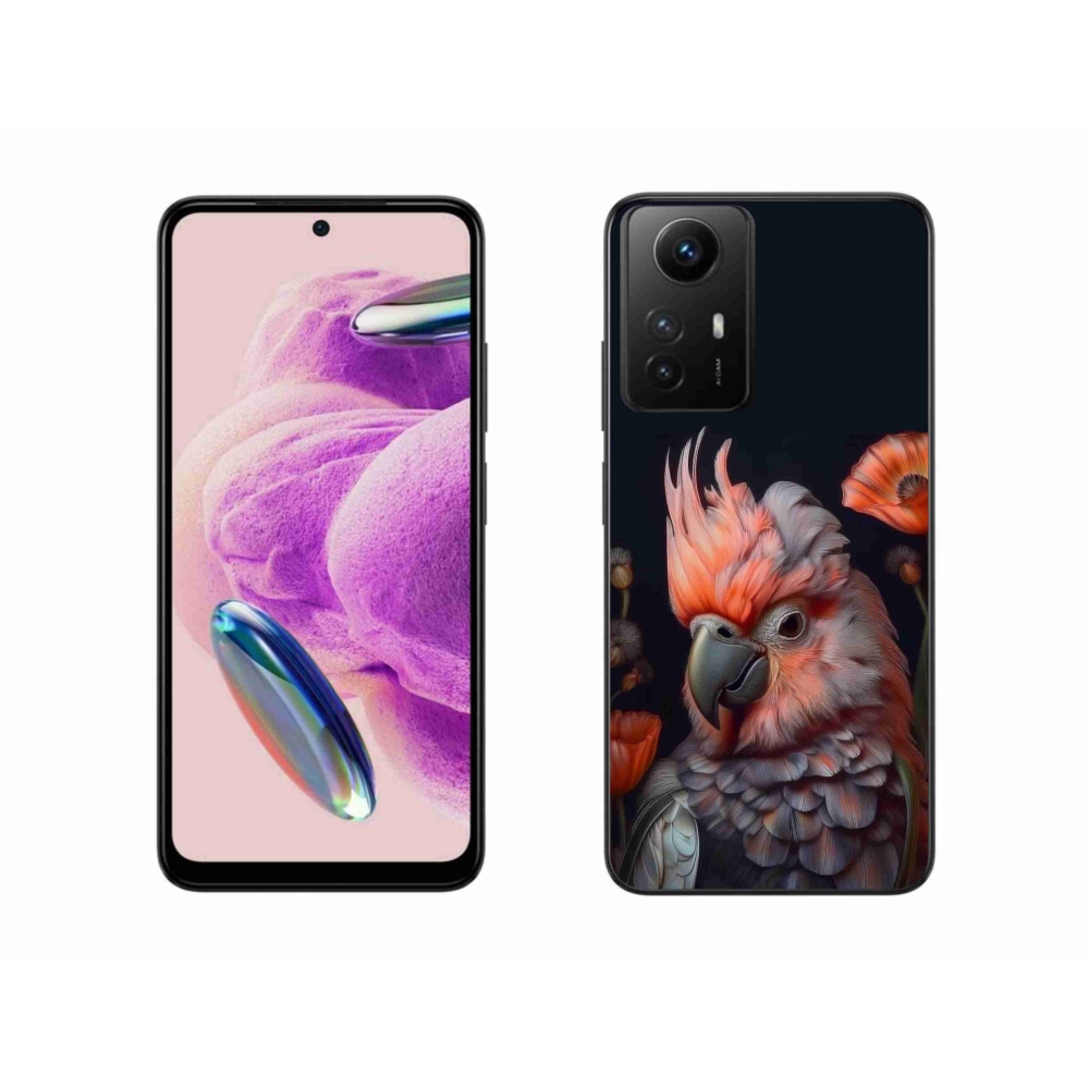 Gél borító mmCase a Xiaomi Redmi Note 12S-hez - papagáj kakadu színekben