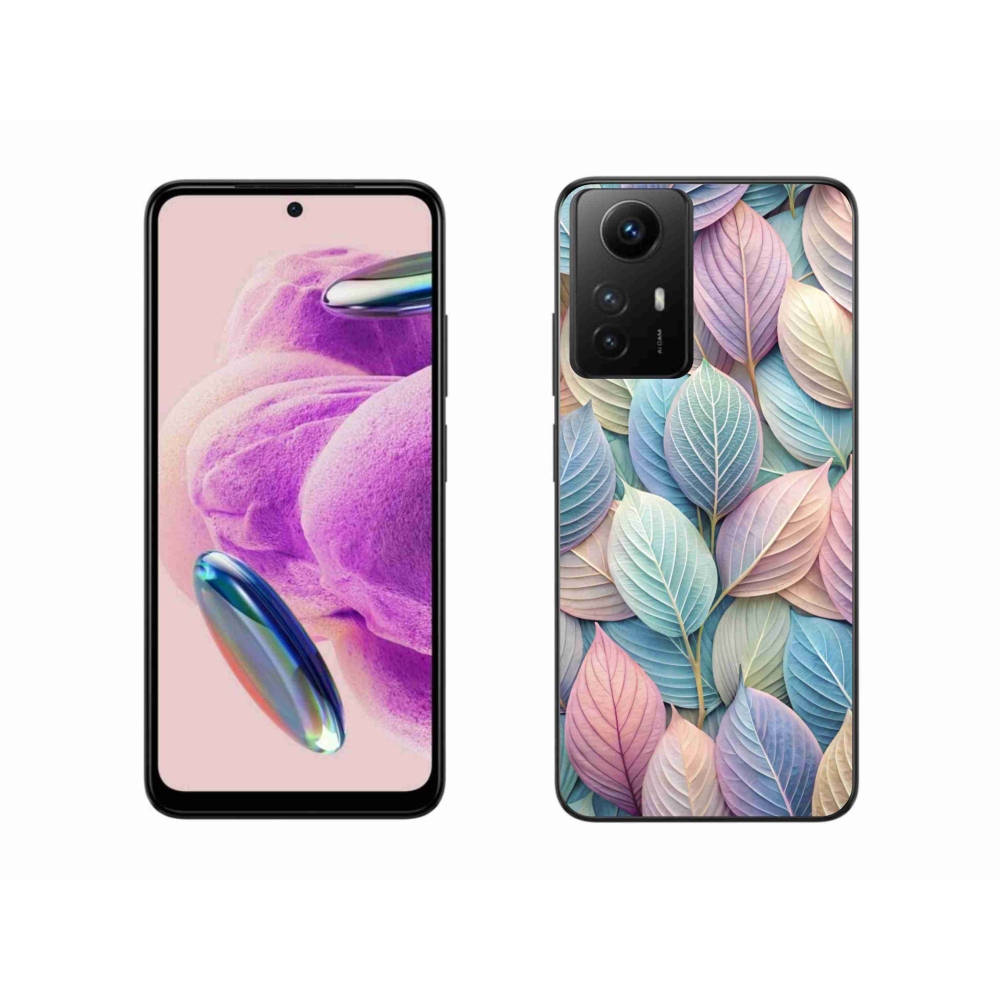 Gél borítás mmCase a Xiaomi Redmi Note 12S-hez - pasztell levelek