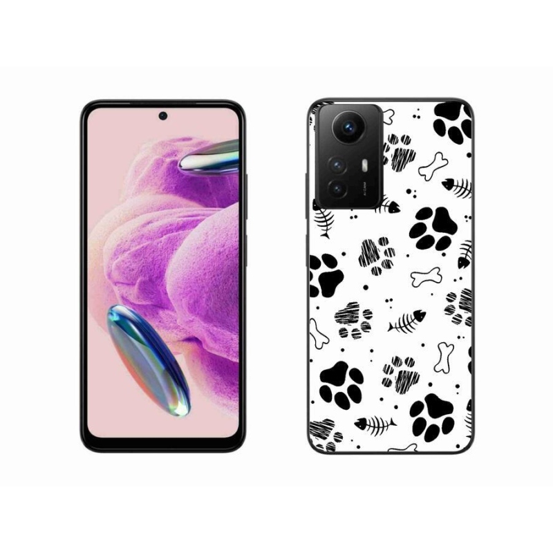 Gél borítás mmCase a Xiaomi Redmi Note 12S-hez - kutyamancsok 1