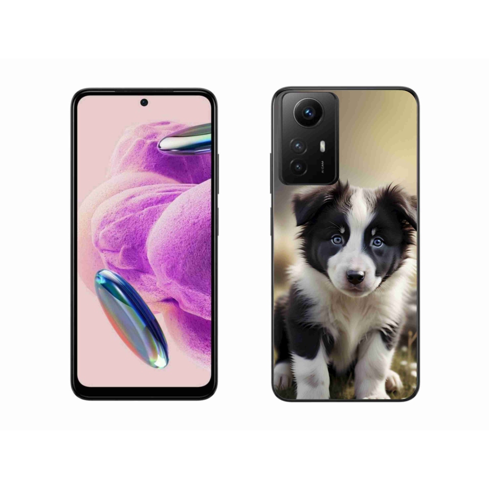 Gél borító mmCase a Xiaomi Redmi Note 12S-hez - aranyos border collie