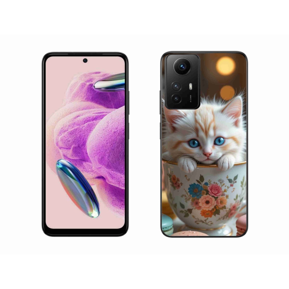 Gél borító mmCase a Xiaomi Redmi Note 12S-hez - aranyos cica 6