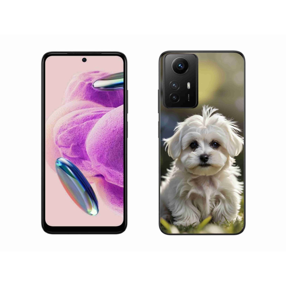 Gél borítás mmCase a Xiaomi Redmi Note 12S-hez - aranyos máltai kutya