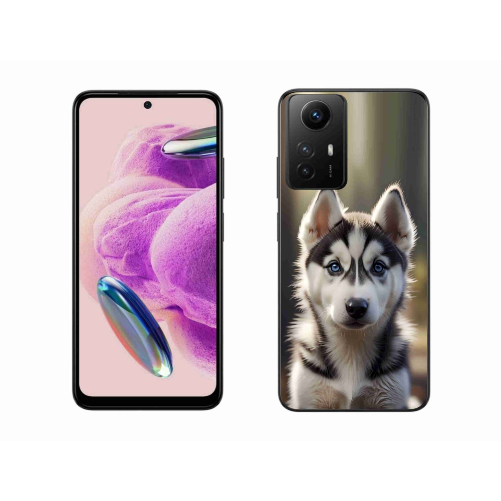 Gél borító mmCase a Xiaomi Redmi Note 12S-hez - aranyos szibériai husky