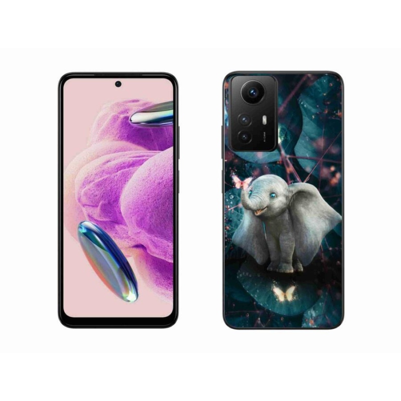 Gél borítás mmCase a Xiaomi Redmi Note 12S-hez - aranyos elefánt