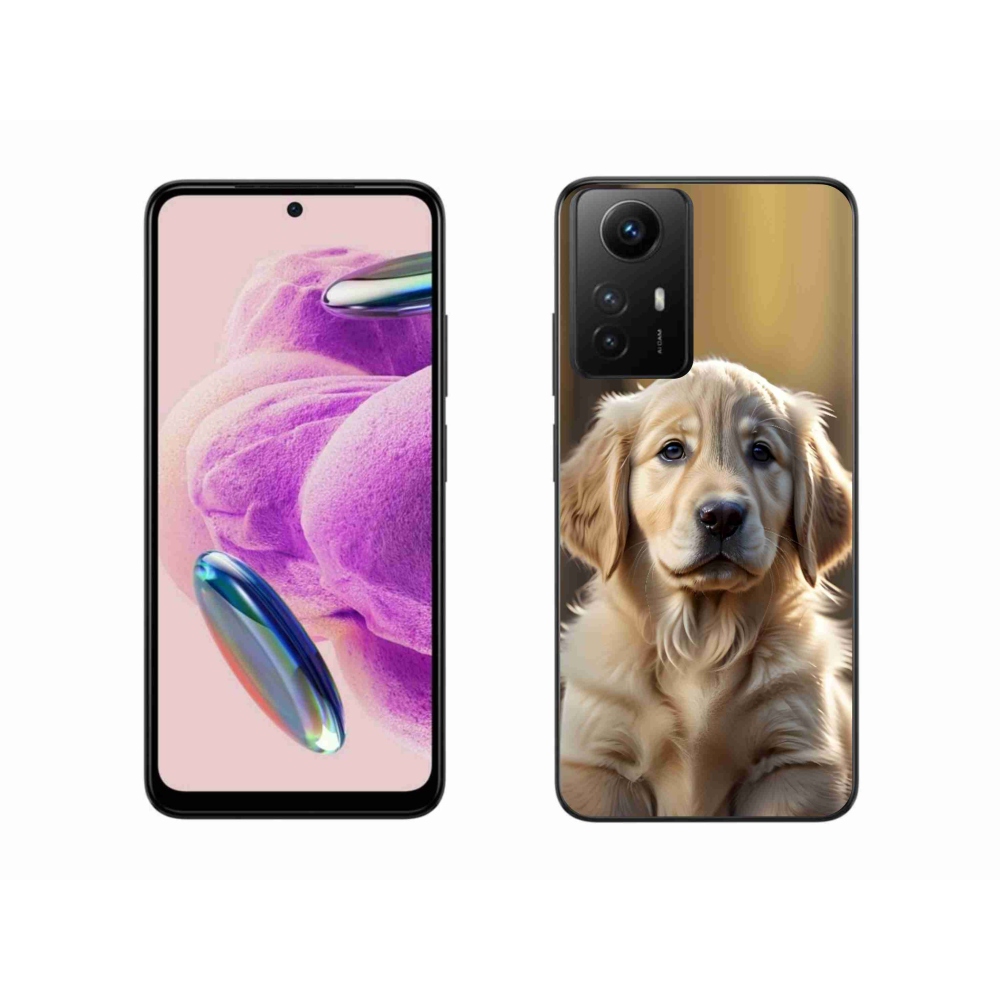 Gél borító mmCase a Xiaomi Redmi Note 12S-hez - aranyos arany retriever