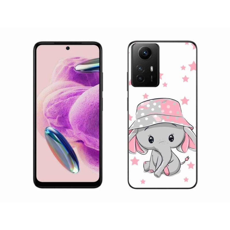 Gél borítás mmCase a Xiaomi Redmi Note 12S-hez - rózsaszín elefánt