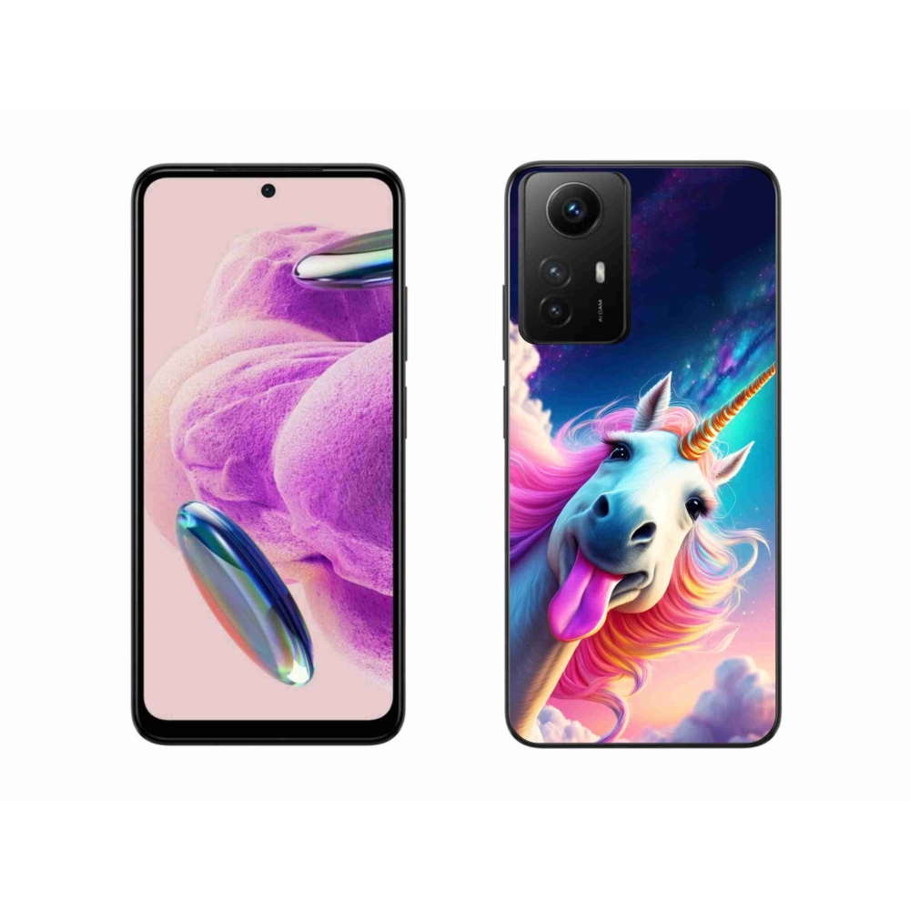 Gél borítás mmCase a Xiaomi Redmi Note 12S-hez - őrült egyszarvú