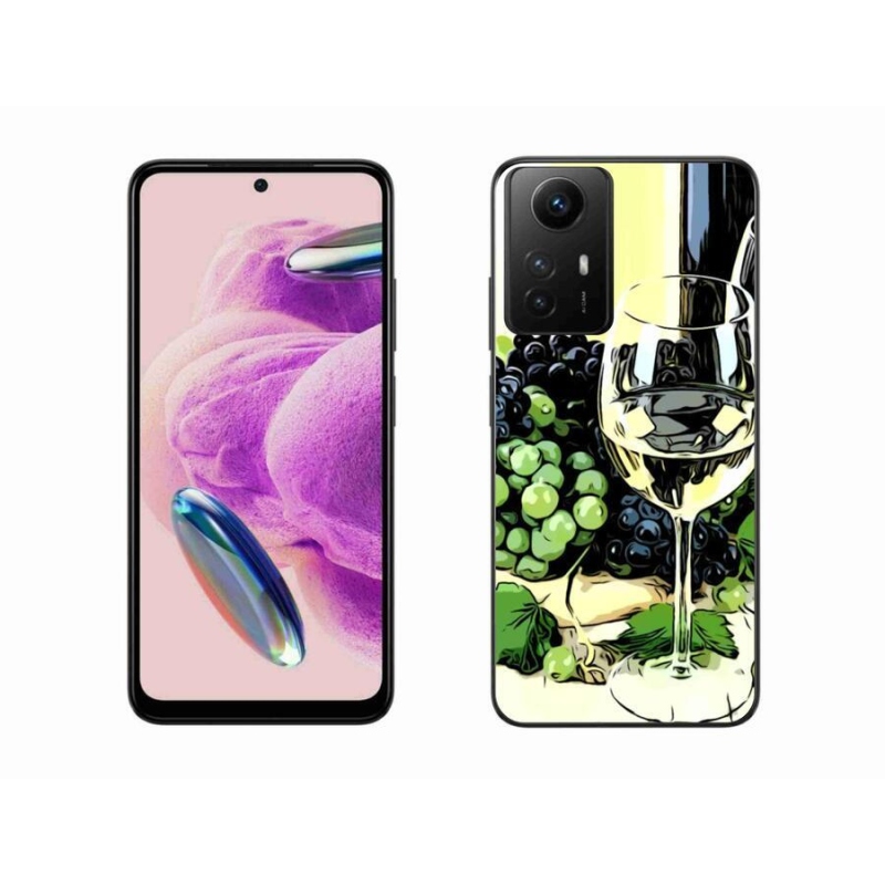 Gél borítás mmCase a Xiaomi Redmi Note 12S-hez - pohár bor