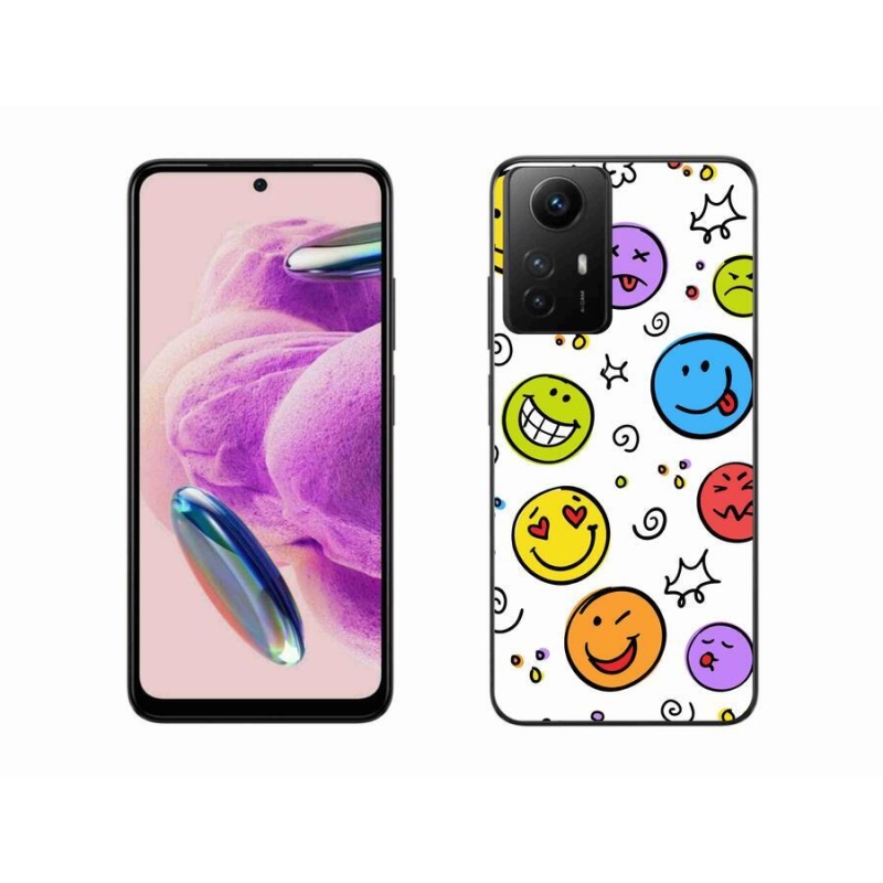Gél borító mmCase a Xiaomi Redmi Note 12S-hez - smiley-k