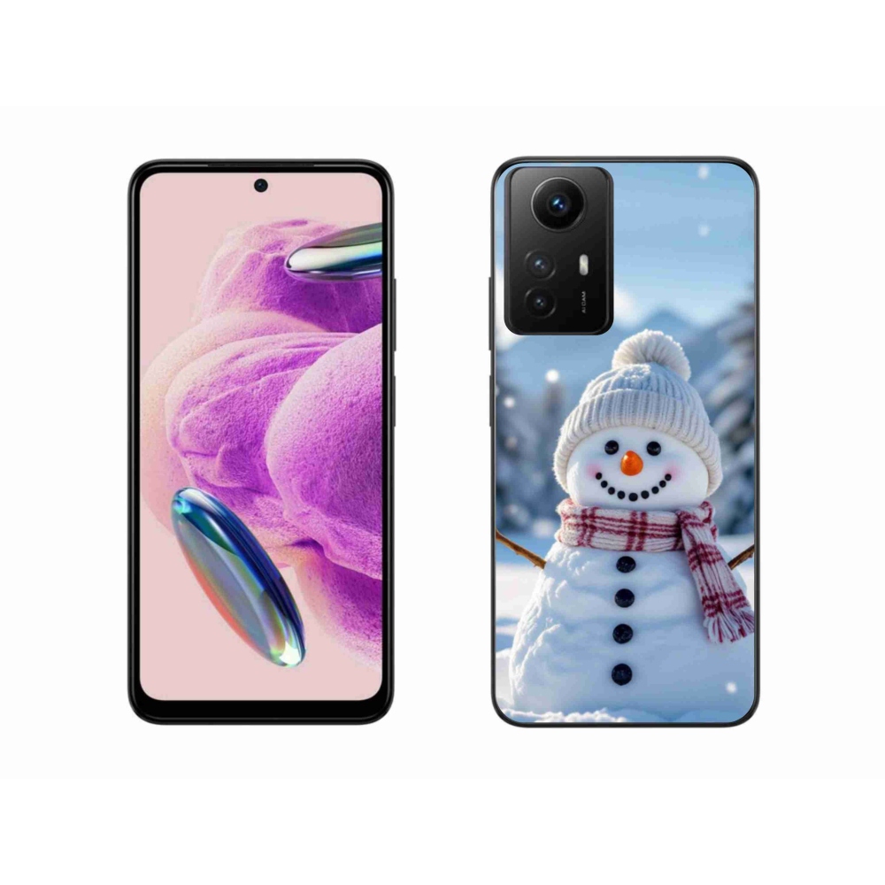 Gél borítás mmCase a Xiaomi Redmi Note 12S-hez - hóember 3