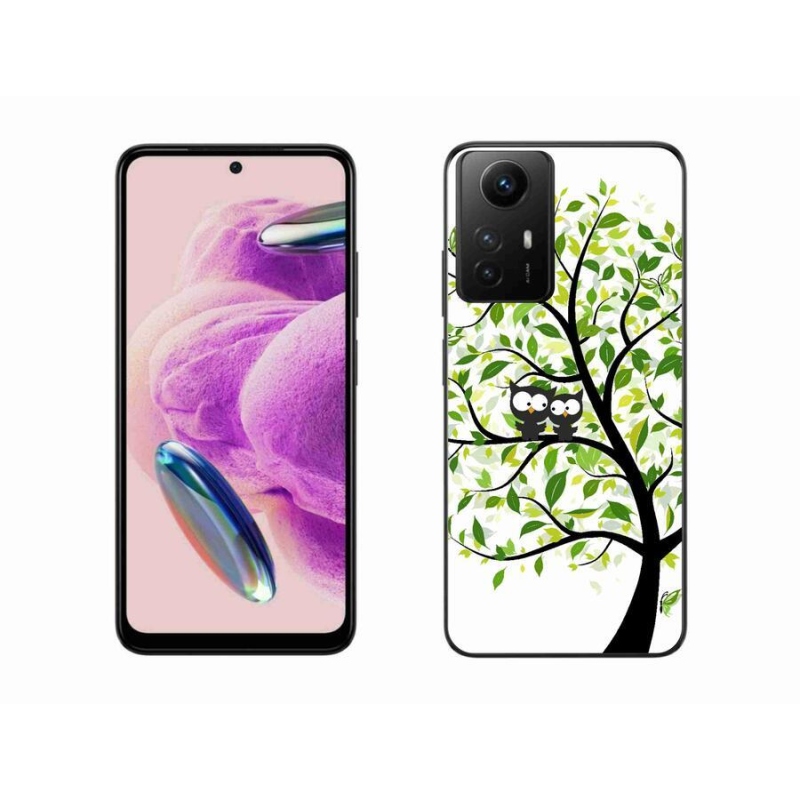 Gél borító mmCase a Xiaomi Redmi Note 12S-hez - baglyok a fán