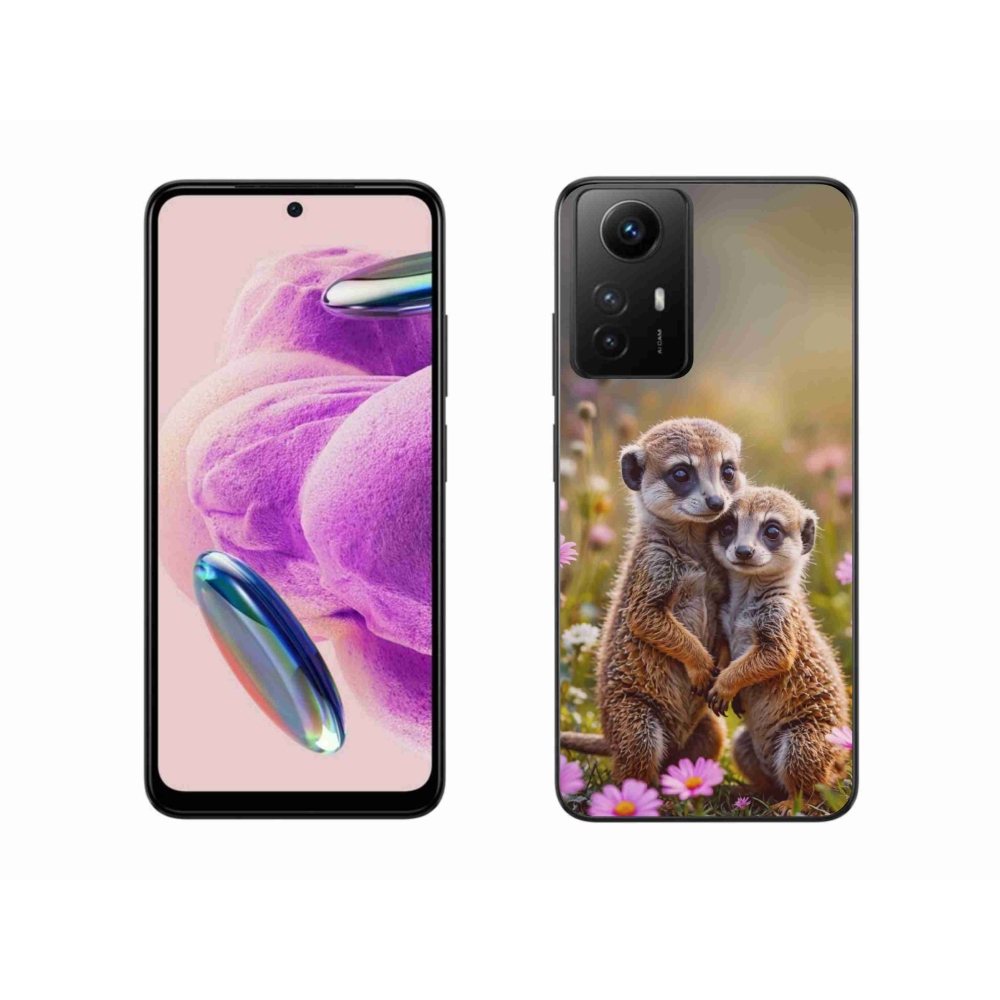 Gél borítás mmCase a Xiaomi Redmi Note 12S-hez - szurikátás duó