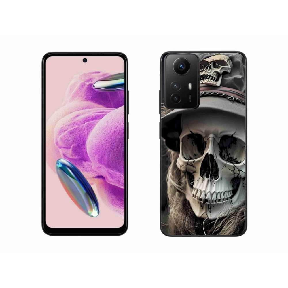 Gél borítás mmCase a Xiaomi Redmi Note 12S-hez - sötét koponya
