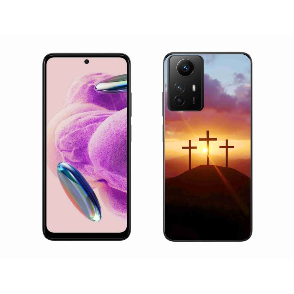 Gél borítás mmCase a Xiaomi Redmi Note 12S-hez - három kereszt