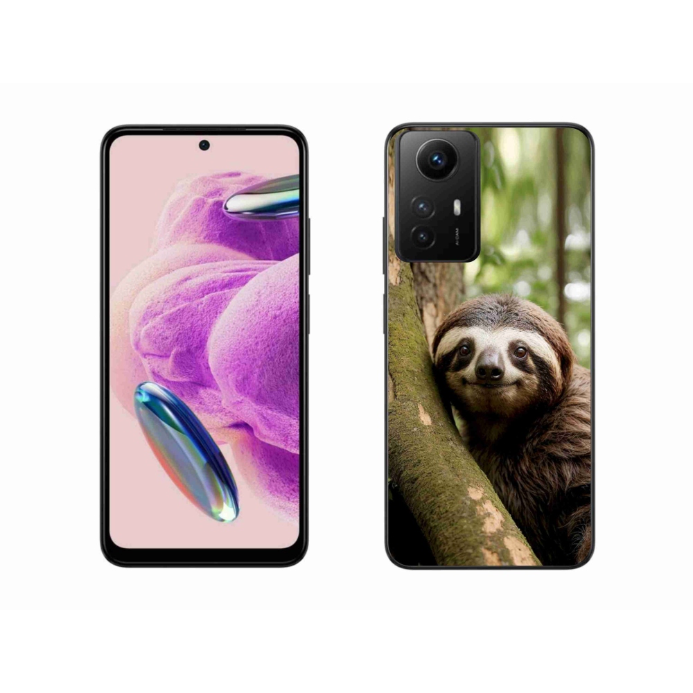 Gél borító mmCase a Xiaomi Redmi Note 12S-hez - mosolygó lajhár